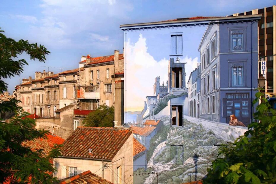 Angoulême capital of comics with its painted walls