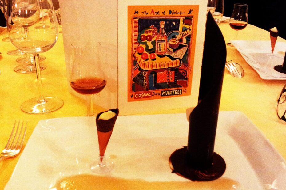Epicurean dinner at the Cognac Martell guesthouse